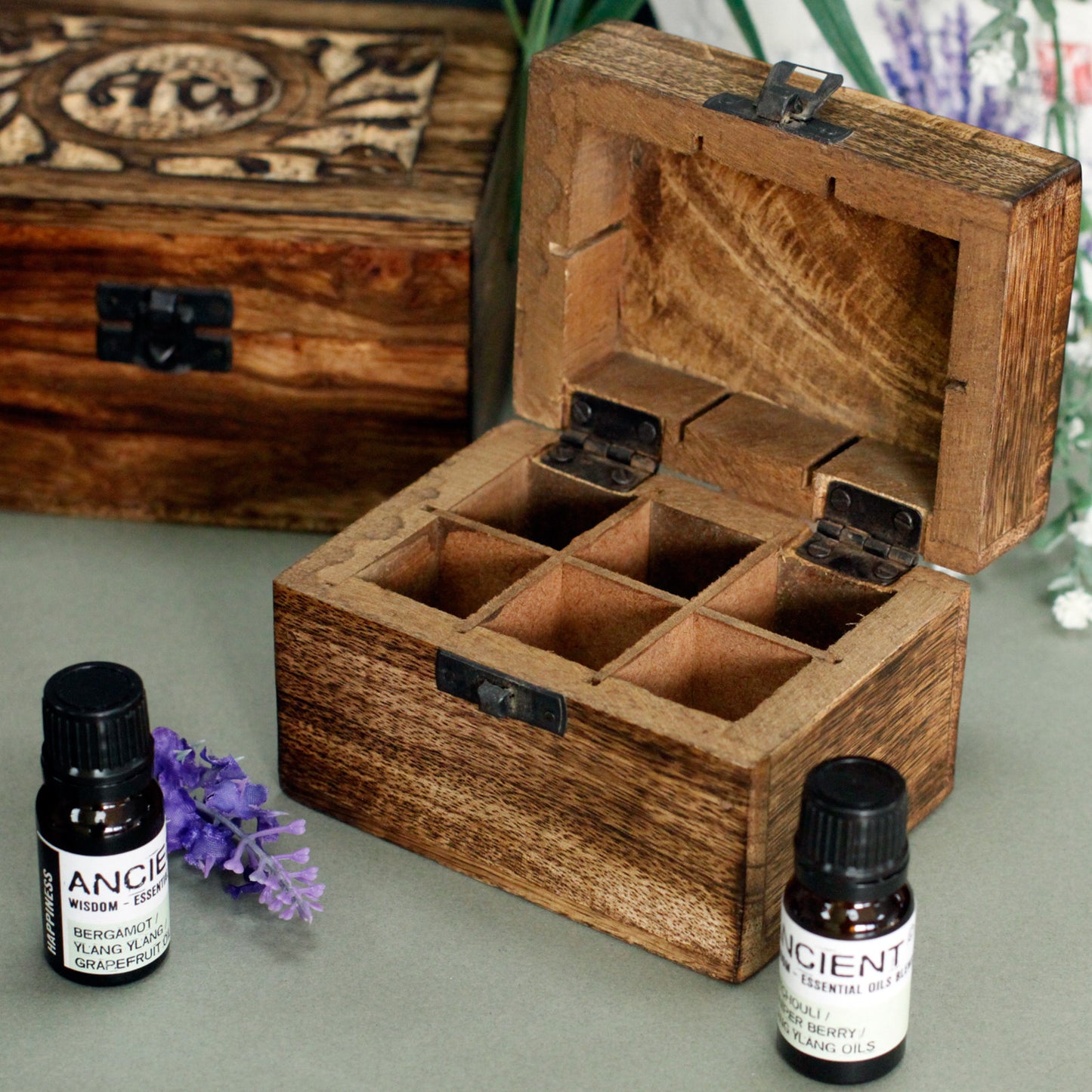 Mango Aromatherapy Box - Floral (Holds 6)