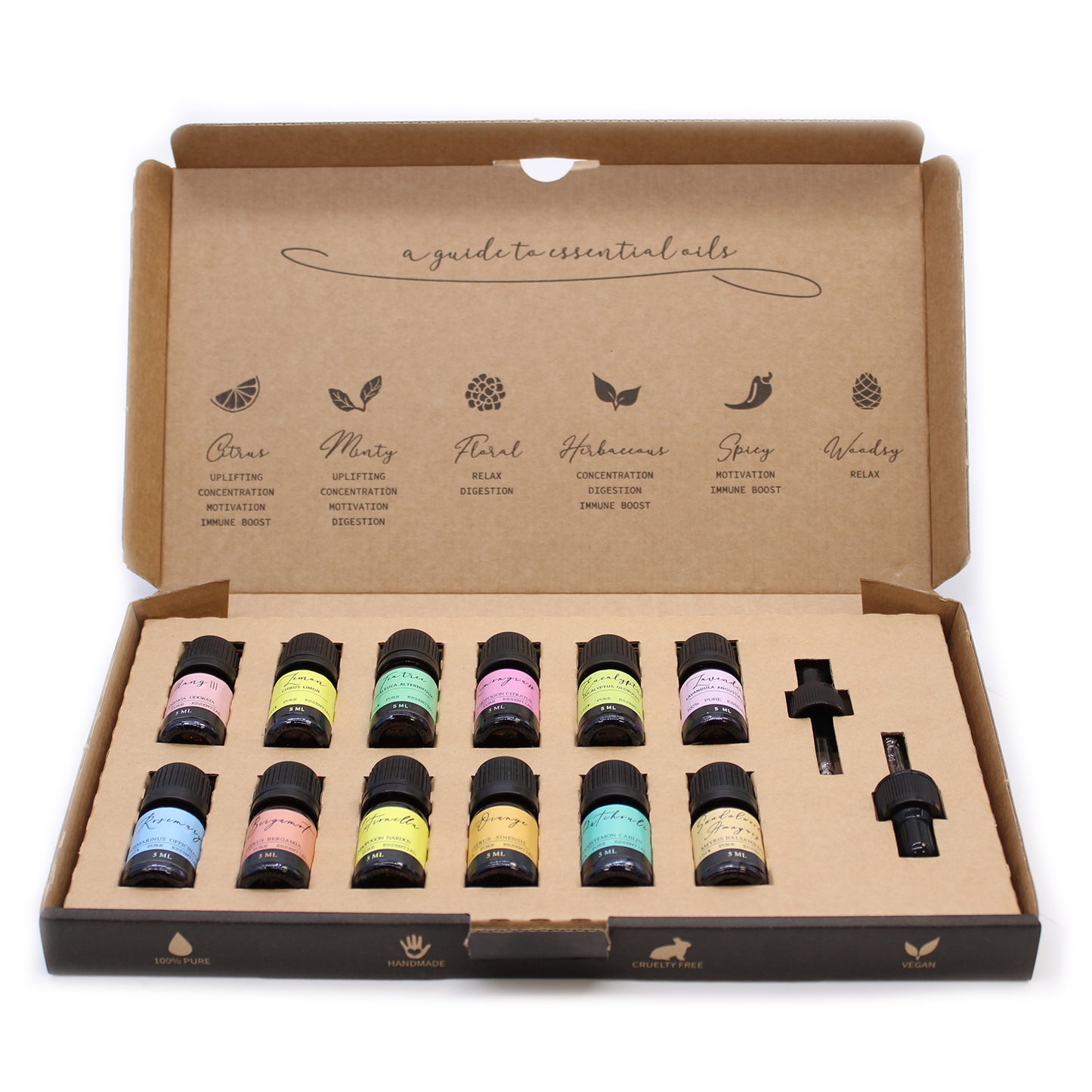 Aromatherapy Essential Oil Set - Deluxe Collection