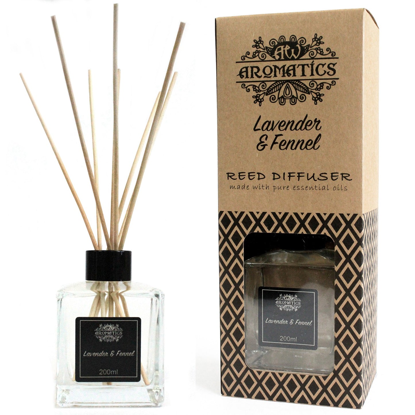 Lavender & Fennel Essential Oil Reed Diffuser 200ml