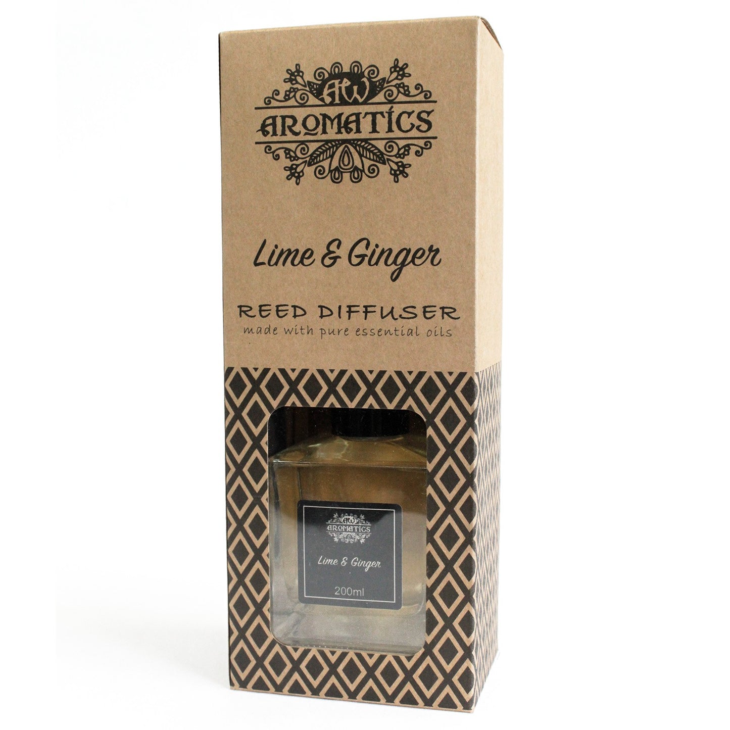 Lime & Ginger Essential Oil Reed Diffuser 200ml