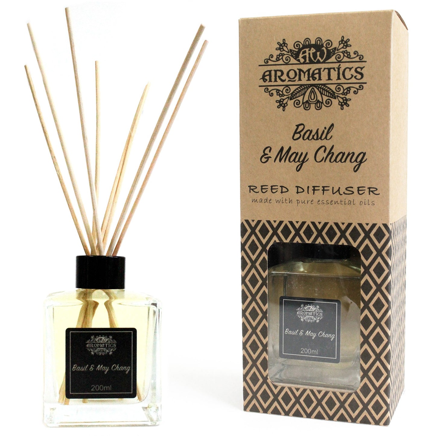 Basil & Maychang Essential Oil Reed Diffuser 200ml