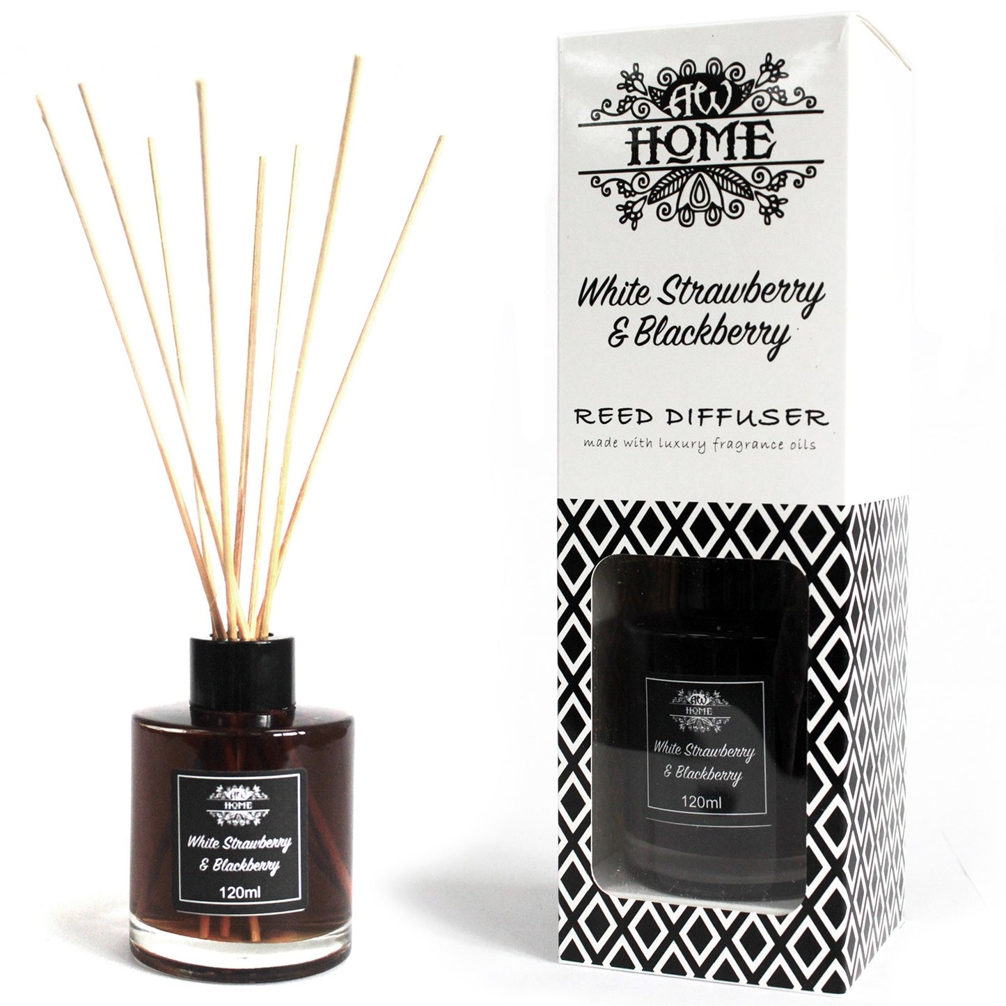 White Strawberry & Blackberry Reed Diffuser 120ml