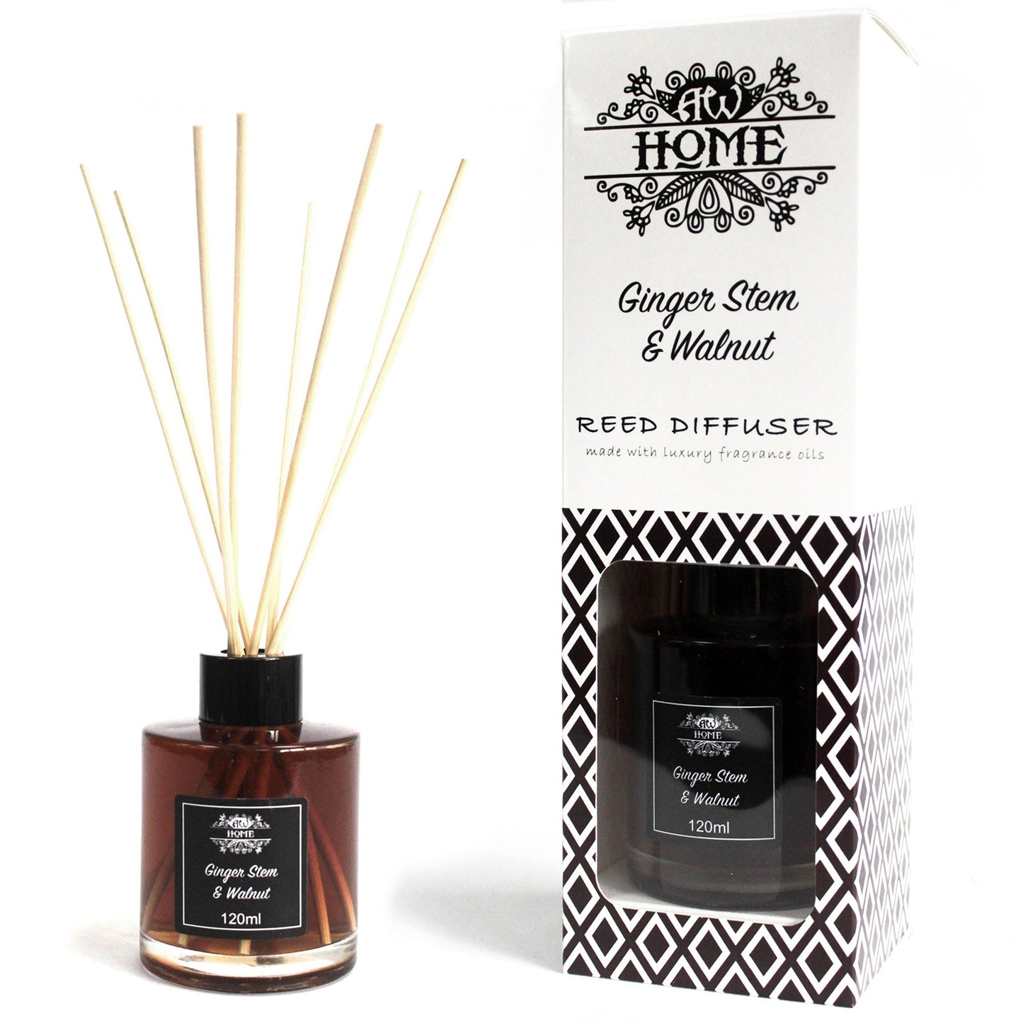 Ginger Stem & Walnut Reed Diffuser 120ml